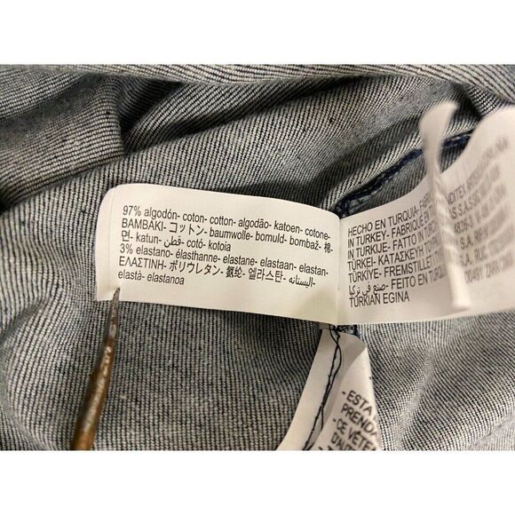 Zara Womens Denim Shirt Dress Size S Blue Stretch Midi Button front 0779/158 NWT - Picture 12 of 16